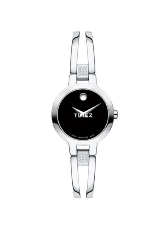 Movado,Esperanza 24mm,24mm,Stainless Steel,Black,Quartz,Sapphire,Crystal Glass,Round,0604982 