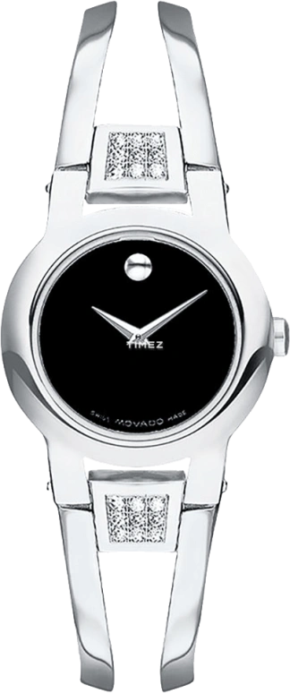 Movado,Esperanza 24mm,24mm,Stainless Steel,Black,Quartz,Sapphire,Crystal Glass,Round,0604982