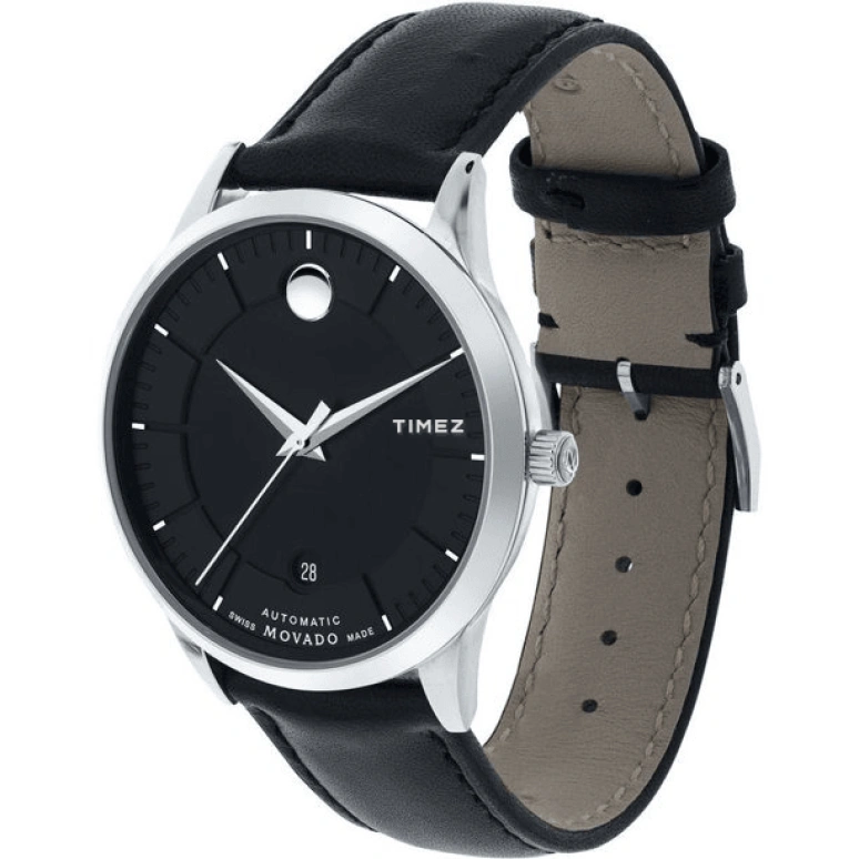 Movado,Other 39.50mm,39.50mm,Stainless Steel,Black,Automatic,Day,Sapphire,Crystal Glass,0606873