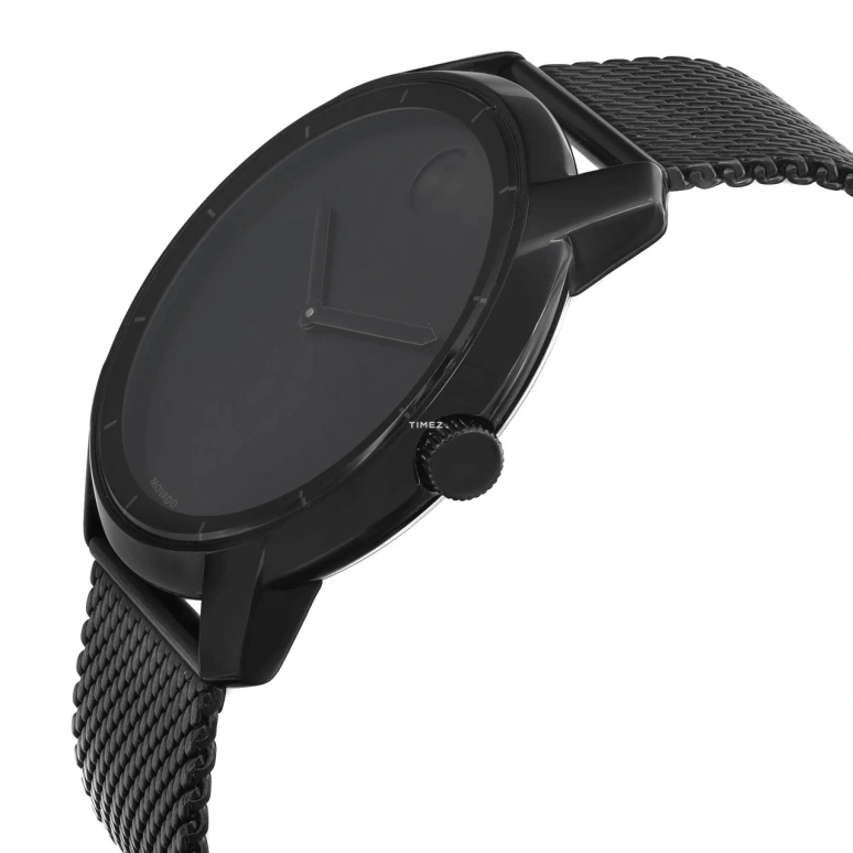 Movado,Movado BOLD 44mm,44mm,Stainless Steel,Black,Quartz,Sapphire,Crystal Glass,Round,3600261