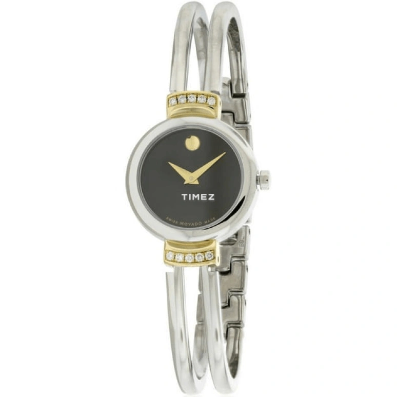 Movado,Harmony 23mm,23mm,Stainless Steel,Bi-color,Black,Quartz,Sapphire,Crystal Glass,Round,0606240 