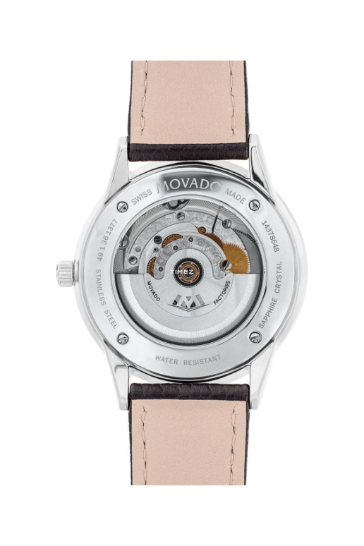 Movado,Other 39.50mm,39.50mm,Stainless Steel,Black,Automatic,Day,Sapphire,Crystal Glass,0607019