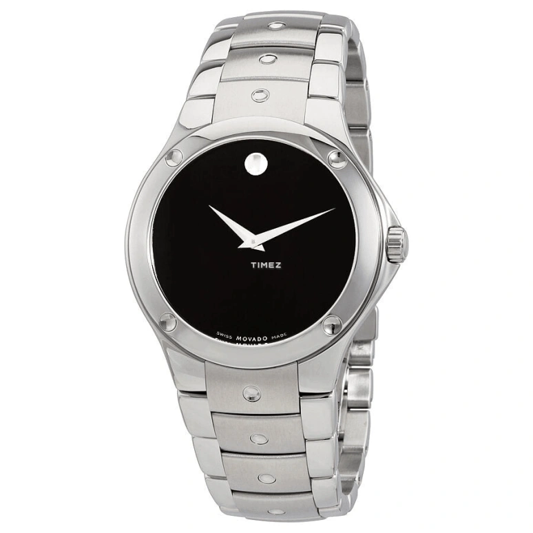 Movado,Sportivo 40mm,40mm,Stainless Steel,Black,Quartz,Sapphire,Crystal Glass,Round,0605788 