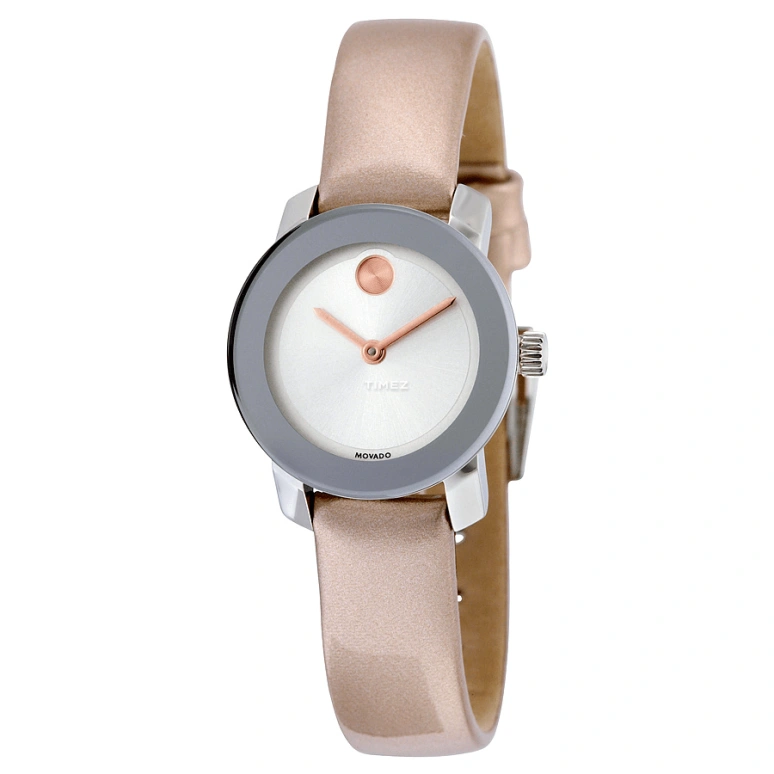 Movado,Movado BOLD 25mm,25mm,Stainless Steel,Silver,Quartz,Crystal Glass,Round,3600340