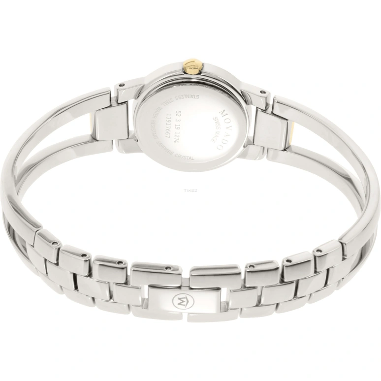 Movado,Esperanza 24mm,24mm,Stainless Steel,Black,Quartz,Sapphire,Crystal Glass,Round,0606894