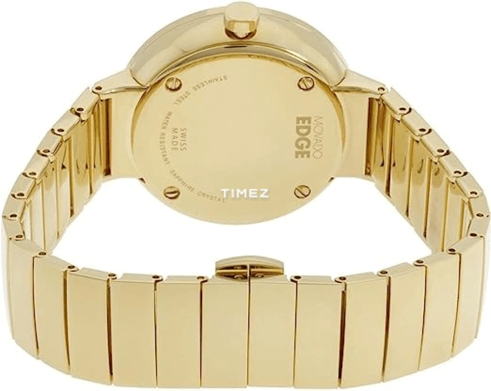 Movado,Edge 34mm,34mm,Stainless Steel,Gold,Quartz,Sapphire,Crystal Glass,Round,3680014