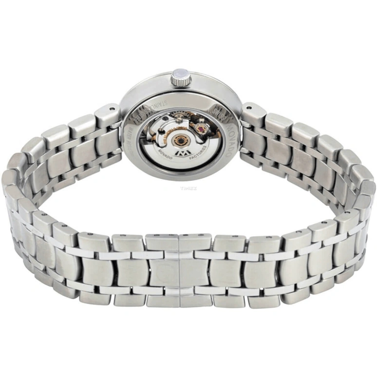 Movado,Other 27mm,27mm,Stainless Steel,White,Quartz,Sapphire,Crystal Glass,Round,0606917