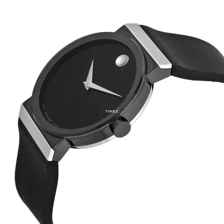 Movado,Sapphire 34mm,34mm,Stainless Steel,Black,Quartz,Sapphire,Crystal Glass,Round,0606269 