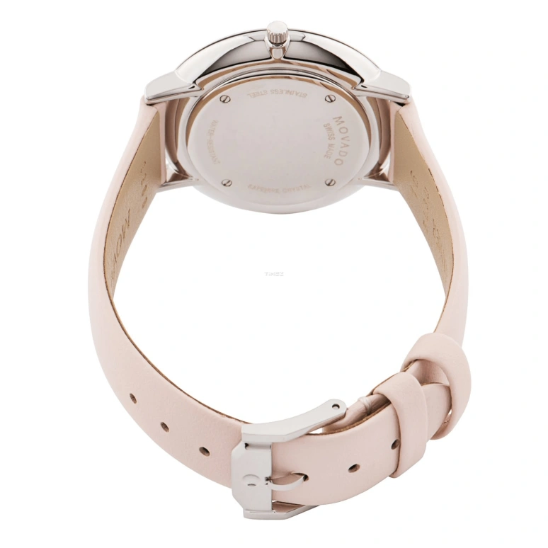 Movado,Modern 47 35mm,35mm,Stainless Steel,Pink,Quartz,Sapphire,Crystal Glass,Round,0607388