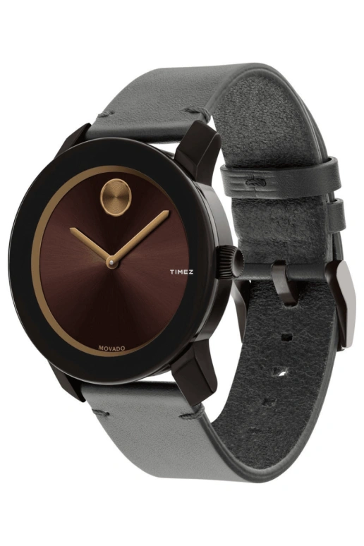 Movado,Movado BOLD 42mm,42mm,Composite,Stainless Steel,Brown,Quartz,Sapphire,Crystal Glass,Round,3600455