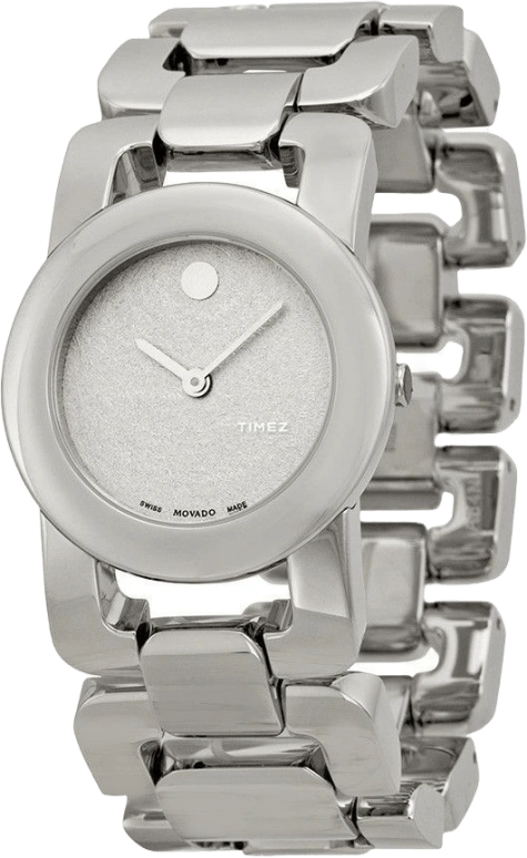 Movado,Luma 31.50mm,31.50mm,Stainless Steel,Metal,Silver,Quartz,Sapphire,Crystal Glass,Round,0606543