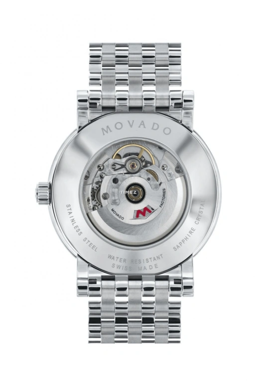 Movado,Red Label 42mm,42mm,Stainless Steel,Black,Automatic,Sapphire,Crystal Glass,Round,0606283 
