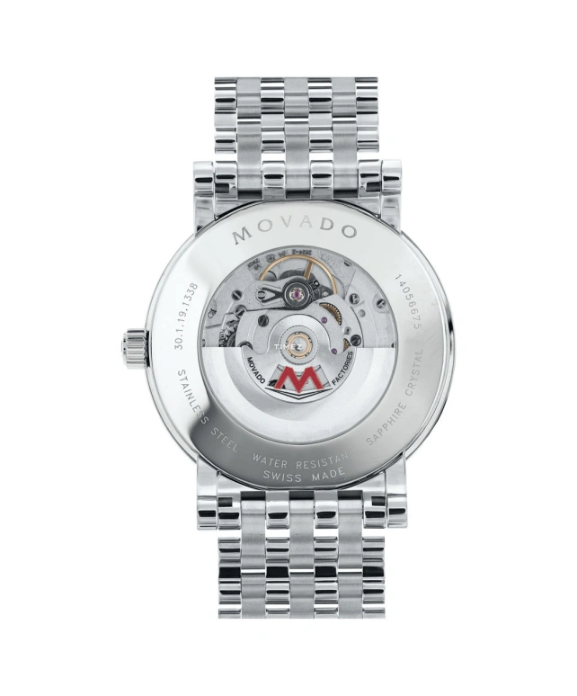 Movado,Red Label 42mm,42mm,Stainless Steel,Rolesor,Black,Automatic,Sapphire,Crystal Glass,Round,0607008