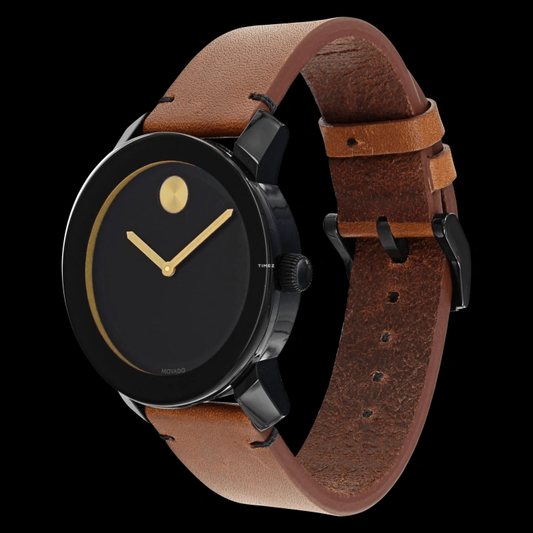 Movado,Movado BOLD 42mm,42mm,Composite,Stainless Steel,Black,Quartz,Crystal Glass,Round,3600305