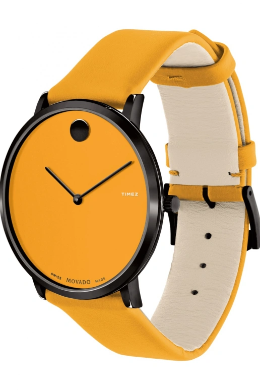 Movado,Modern 47 40mm,40mm,Stainless Steel,Yellow,Quartz,Sapphire,Crystal Glass,Round,0607427