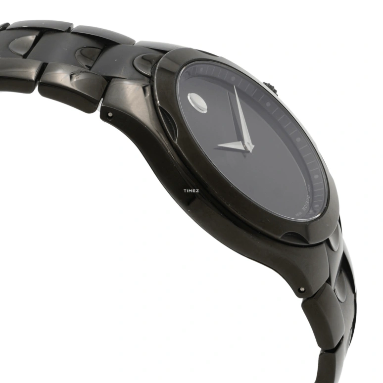 Movado,Luno 40mm,40mm,Stainless Steel,Black,Quartz,Sapphire,Crystal Glass,0606536