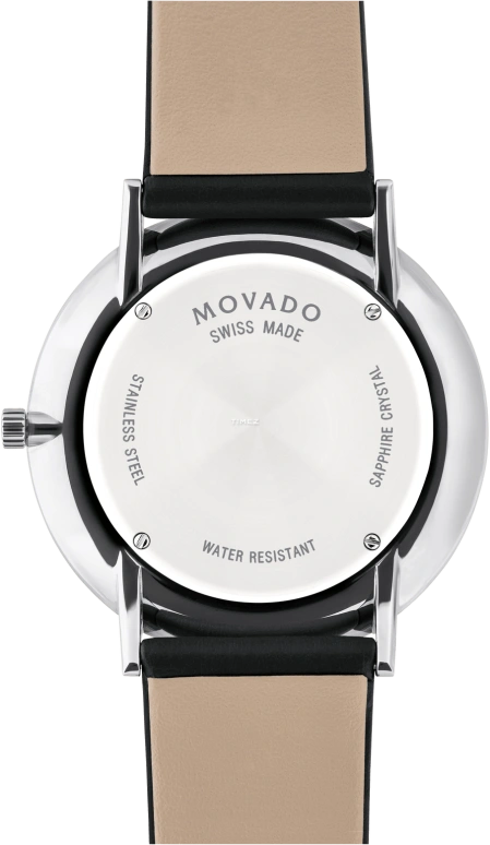Movado,Modern 47 40mm,40mm,Stainless Steel,Black,Quartz,Sapphire,Round,0607262