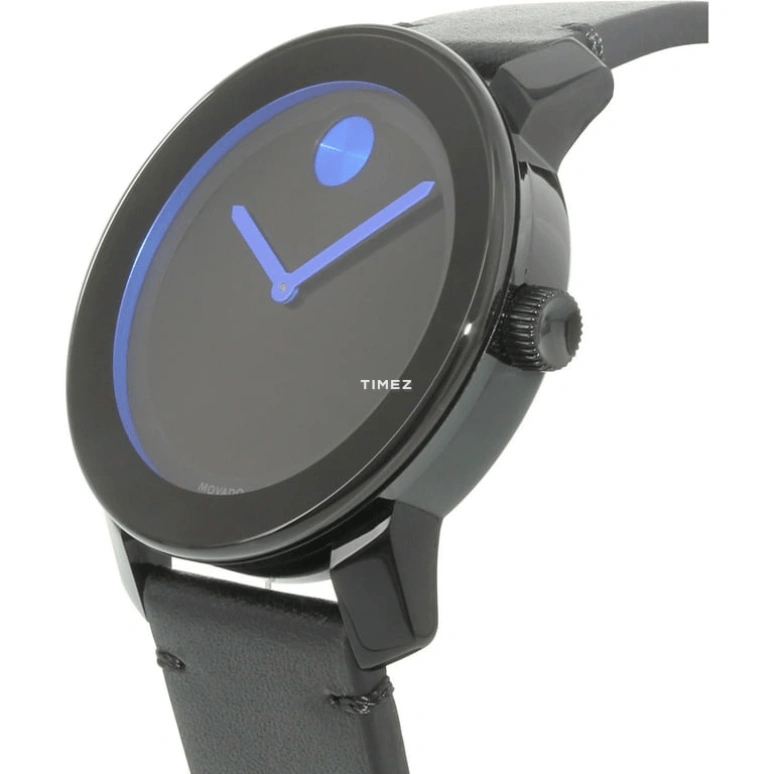 Movado,Movado BOLD 42mm,42mm,Composite,Stainless Steel,Black,Quartz,Crystal Glass,Round,3600307