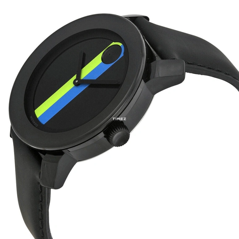 Movado,Movado BOLD 42mm,42mm,Composite,Stainless Steel,Black,Green,Quartz,Sapphire,Crystal Glass,Round,3600225 