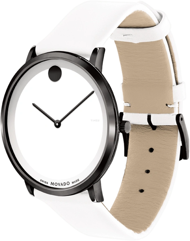 Movado,Modern 47 40mm,40mm,Stainless Steel,White,Quartz,Sapphire,Round,0607640