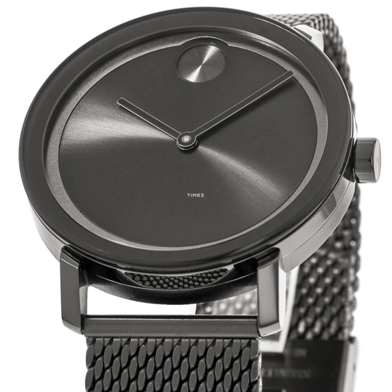 Movado,Movado BOLD 40mm,40mm,Stainless Steel,Grey,Quartz,Crystal Glass,Round,3600561