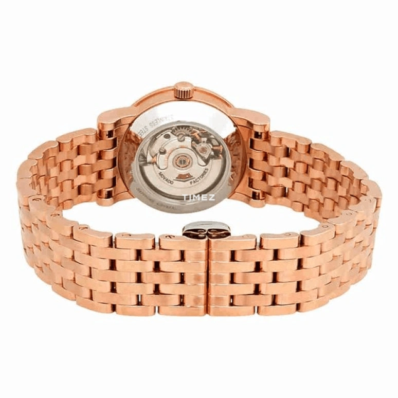 Movado,Red Label 26mm,26mm,Stainless Steel,Rose Gold,Black,Automatic,Sapphire,Crystal Glass,Round,0607064