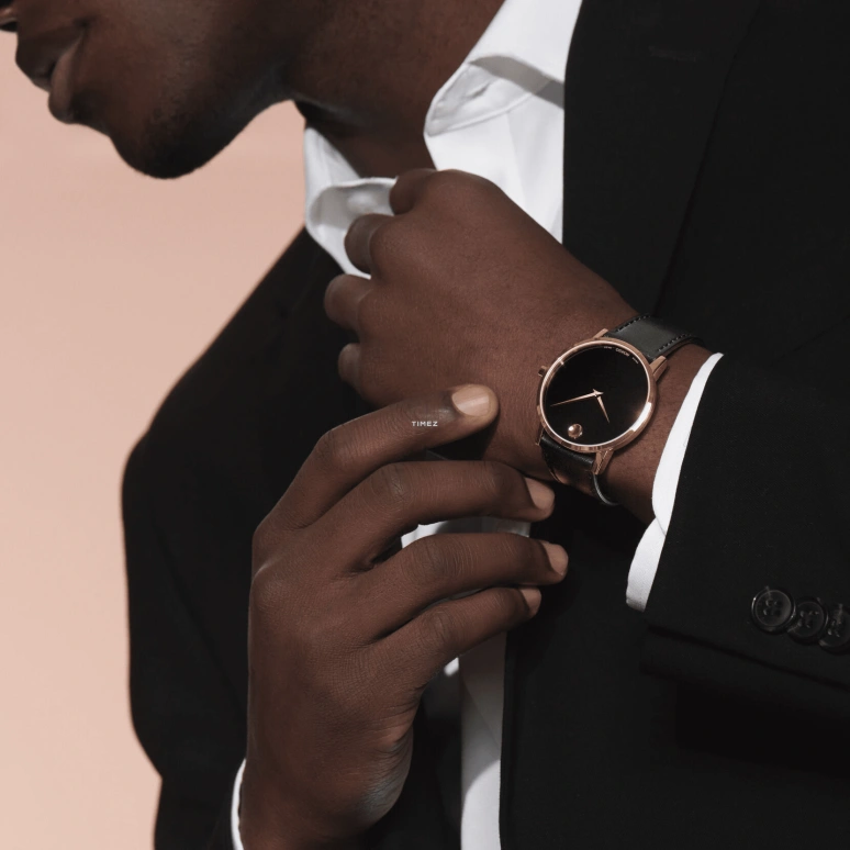 Movado,Museum Classic 40mm,40mm,Stainless Steel,Black,Quartz,Sapphire,Round,0607271
