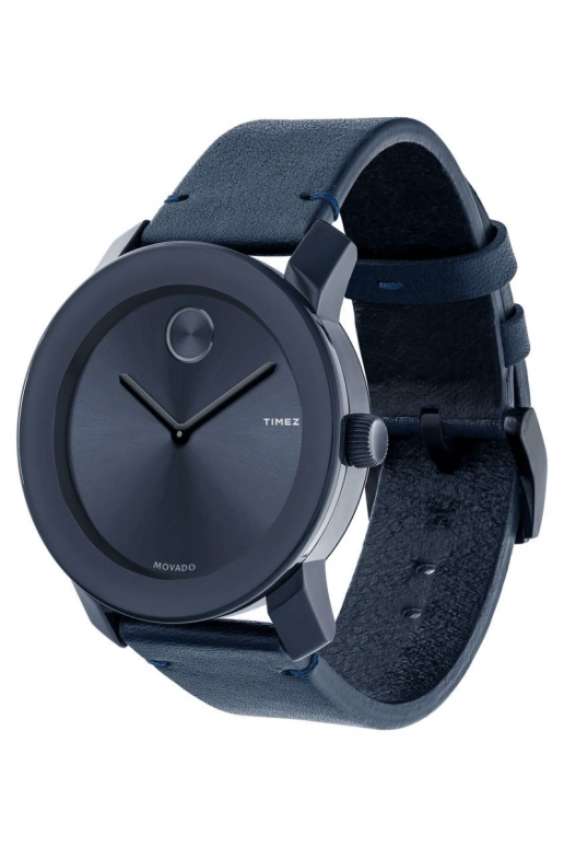 Movado,Movado BOLD 42mm,42mm,Composite,Stainless Steel,Blue,Quartz,Round,3600370