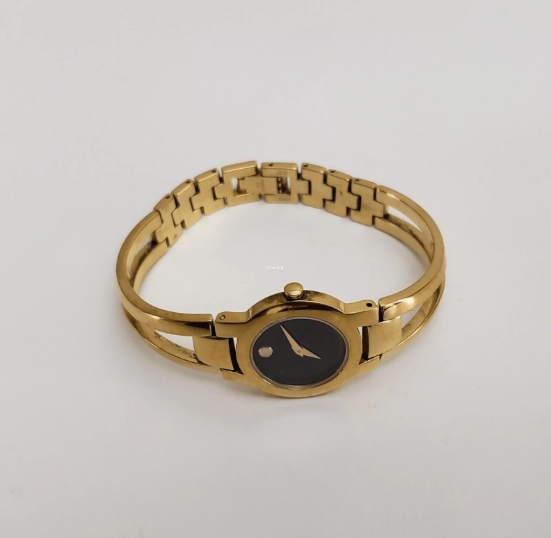 Movado,Esperanza 24mm,24mm,Stainless Steel,Black,Quartz,Sapphire,Crystal Glass,Round,0604758