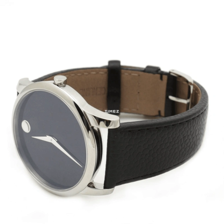 Movado,Museum Classic 40mm,40mm,Stainless Steel,Blue,Quartz,Sapphire,Crystal Glass,Round,0607013