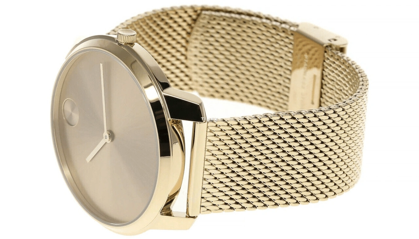 Movado,Movado BOLD 42mm,42mm,Stainless Steel,Gold,Quartz,Crystal Glass,Round,3600588