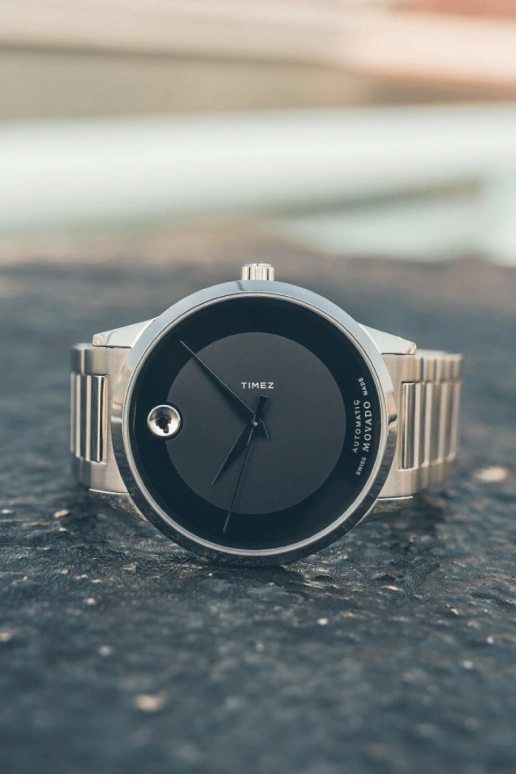 Movado,Modern Classic 39.50mm,39.50mm,Stainless Steel,Black,Automatic,Sapphire,Round,0607192