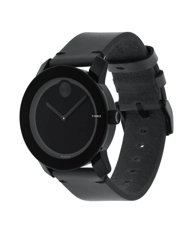 Movado,Movado BOLD 42mm,42mm,Composite,Stainless Steel,Black,Quartz,Crystal Glass,Round,3600306