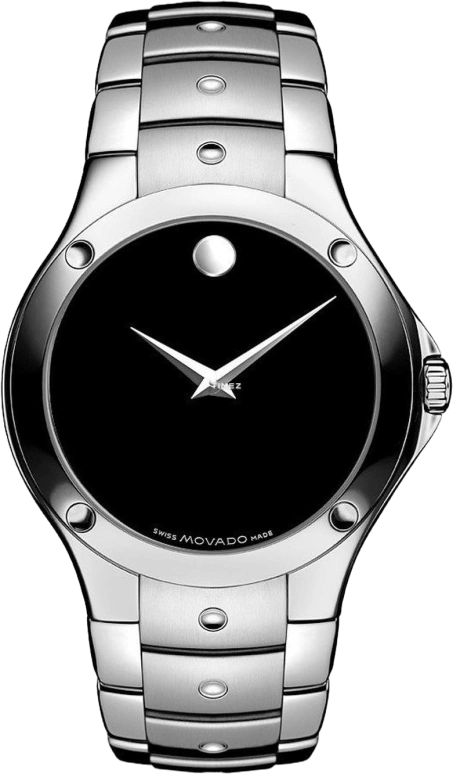 Movado,Sportivo 40mm,40mm,Stainless Steel,Black,Quartz,Sapphire,Crystal Glass,Round,0605788