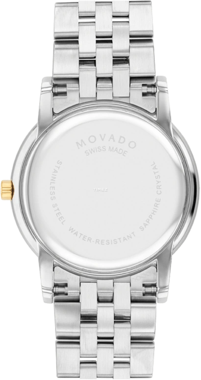 Movado,Museum Classic 33mm,33mm,Stainless Steel,White,Quartz,Sapphire,Round,0607630