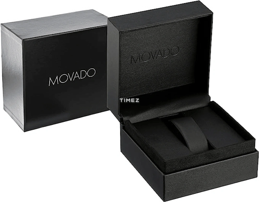 Movado,Bela 25mm,25mm,Stainless Steel,Black,Quartz,Sapphire,Crystal Glass,Round,0606595