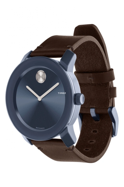Movado,Movado BOLD 42mm,42mm,Composite,Stainless Steel,Blue,Quartz,Sapphire,Crystal Glass,Round,3600461