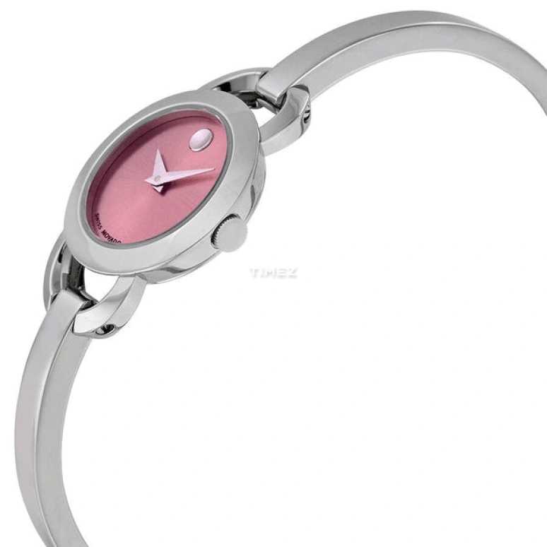 Movado,Rondiro 22mm,22mm,Stainless Steel,Pink,Quartz,Sapphire,Crystal Glass,Round,0606797 