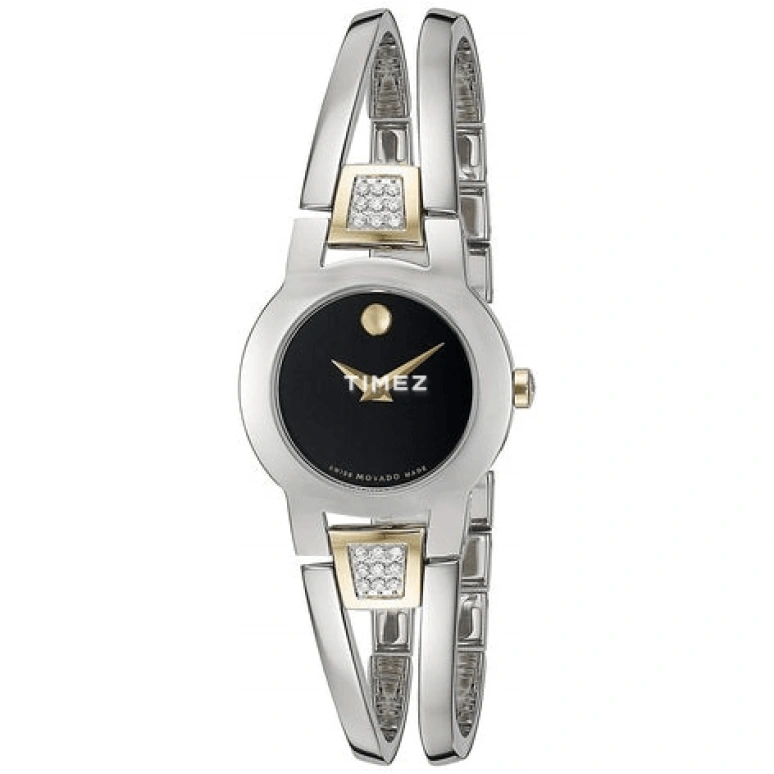 Movado,Esperanza 24mm,24mm,Stainless Steel,Black,Quartz,Sapphire,Crystal Glass,Round,0606894