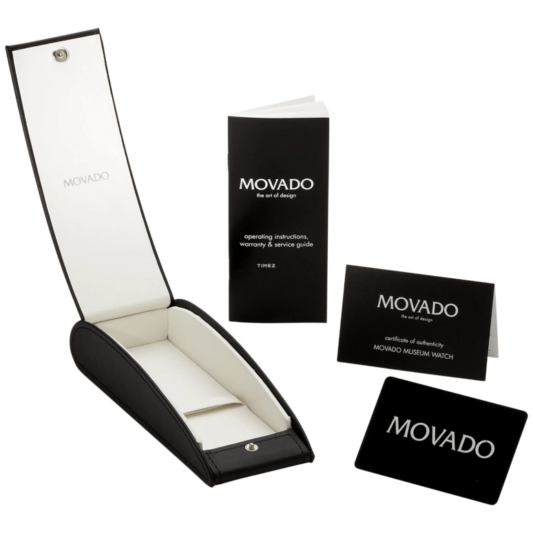Movado,Sapphire 42mm,42mm,Stainless Steel,Black,Quartz,Sapphire,Crystal Glass,Round,0606268 