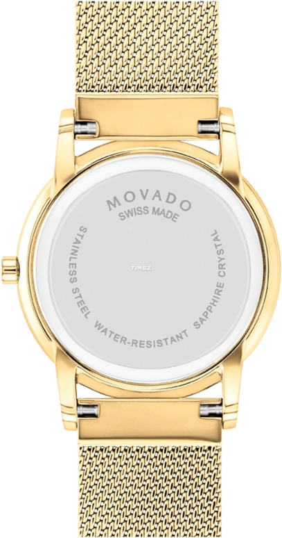 Movado,Museum Classic 33mm,33mm,Stainless Steel,Black,Quartz,Sapphire,Round,0607647