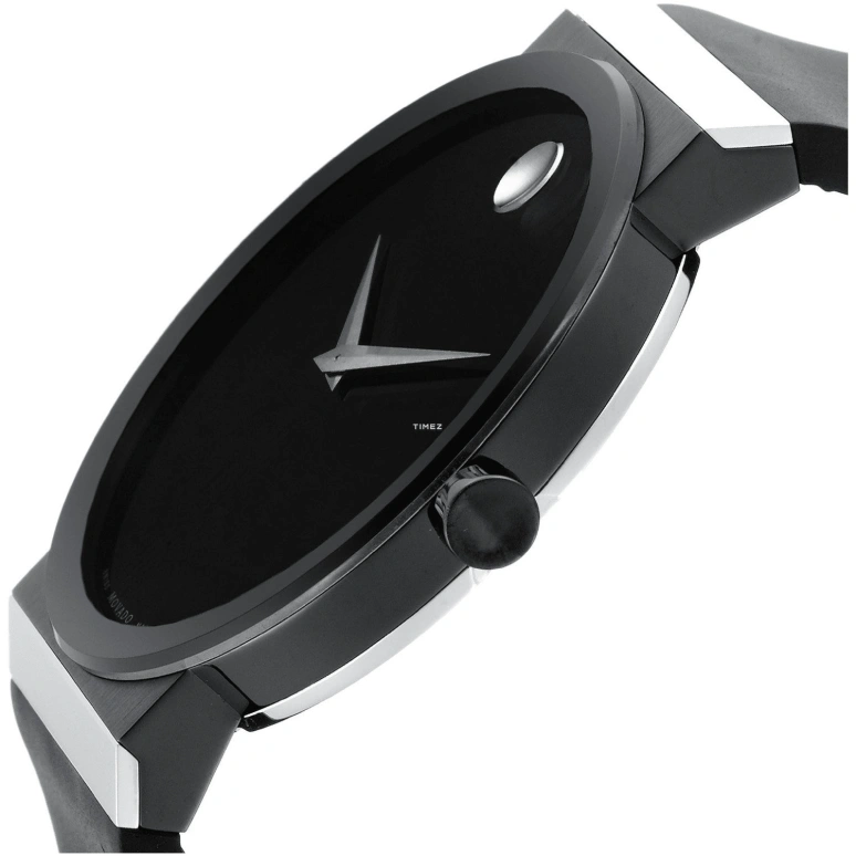 Movado,Sapphire 42mm,42mm,Stainless Steel,Black,Quartz,Sapphire,Crystal Glass,Round,0606268 