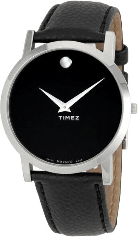 Movado,Museum Classic 38mm,38mm,Stainless Steel,Black,Quartz,Sapphire,Crystal Glass,0606179 