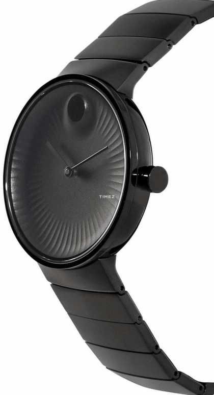 Movado,Edge 40mm,40mm,Stainless Steel,Black,Quartz,Sapphire,Crystal Glass,Round,3680007