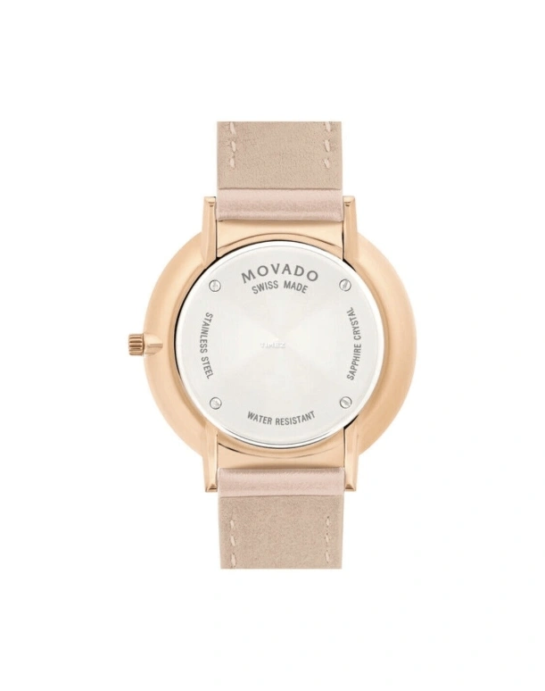 Movado,Ultra Slim 35mm,35mm,Stainless Steel,Rose Gold,Grey,Quartz,Sapphire,Crystal Glass,Round,0607373