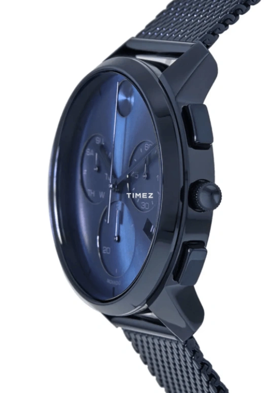 Movado,Movado BOLD 42mm,42mm,Stainless Steel,Blue,Quartz,Chronograph,Date,Day,3600633