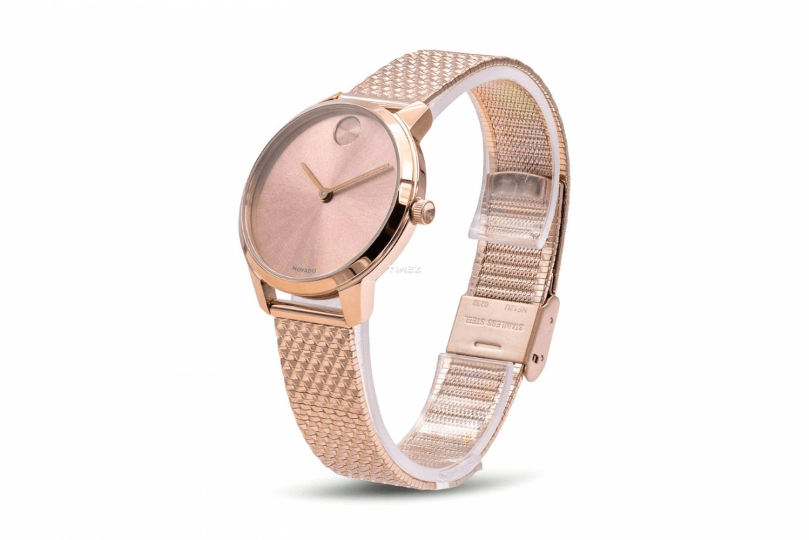 Movado,Movado BOLD 35mm,35mm,Stainless Steel,Rose Gold,Rose Gold,Quartz,Sapphire,Crystal Glass,Round,3600596