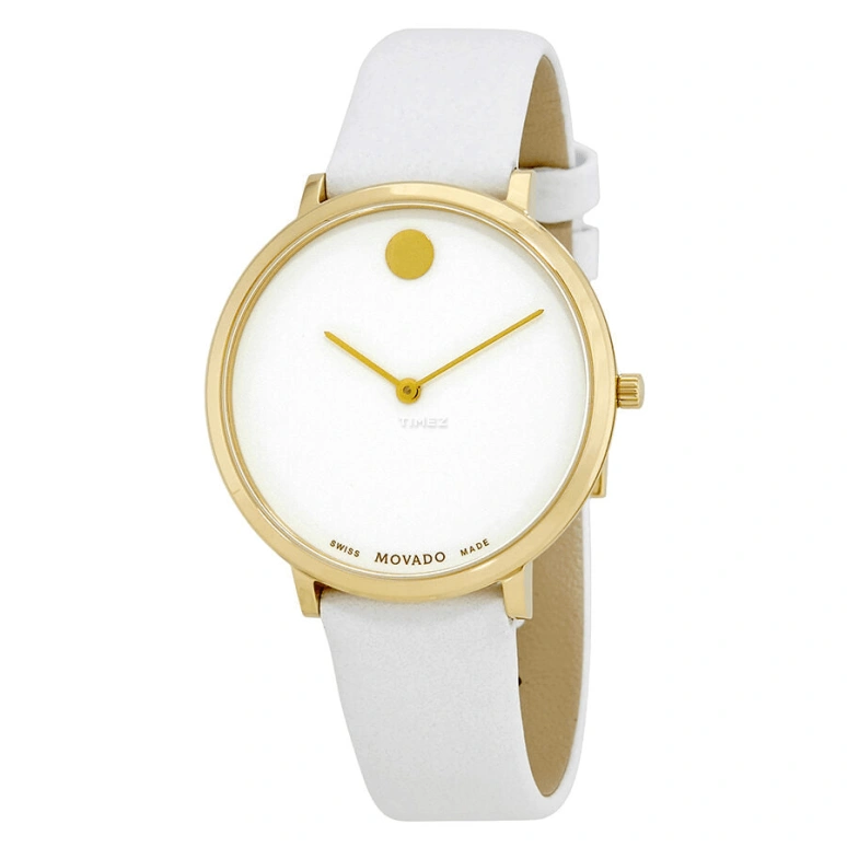 Movado,Museum Classic 35mm,35mm,Stainless Steel,White,Quartz,Sapphire,Crystal Glass,0607138