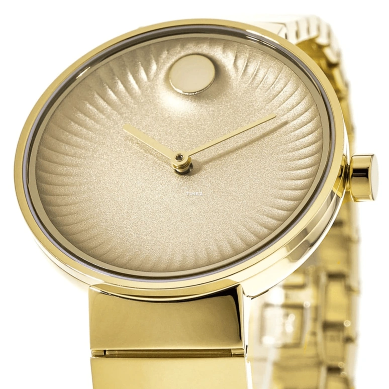 Movado,Edge 34mm,34mm,Stainless Steel,Gold,Quartz,Sapphire,Crystal Glass,Round,3680014