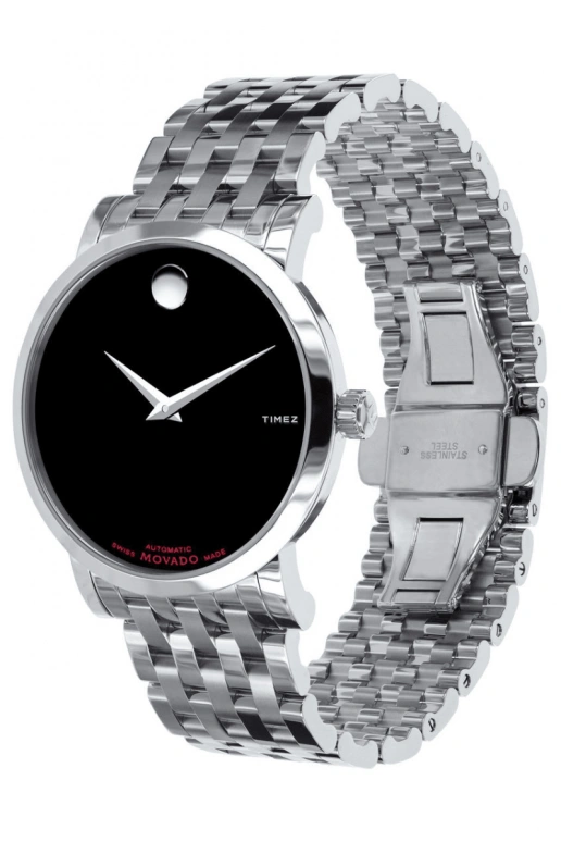 Movado,Red Label 42mm,42mm,Stainless Steel,Black,Automatic,Sapphire,Crystal Glass,Round,0606283 
